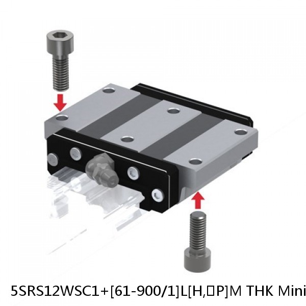 5SRS12WSC1+[61-900/1]L[H,​P]M THK Miniature Linear Guide Caged Ball SRS Series