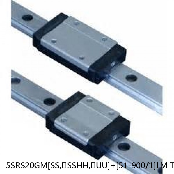 5SRS20GM[SS,​SSHH,​UU]+[51-900/1]LM THK Miniature Linear Guide Full Ball SRS-G Accuracy and Preload Selectable