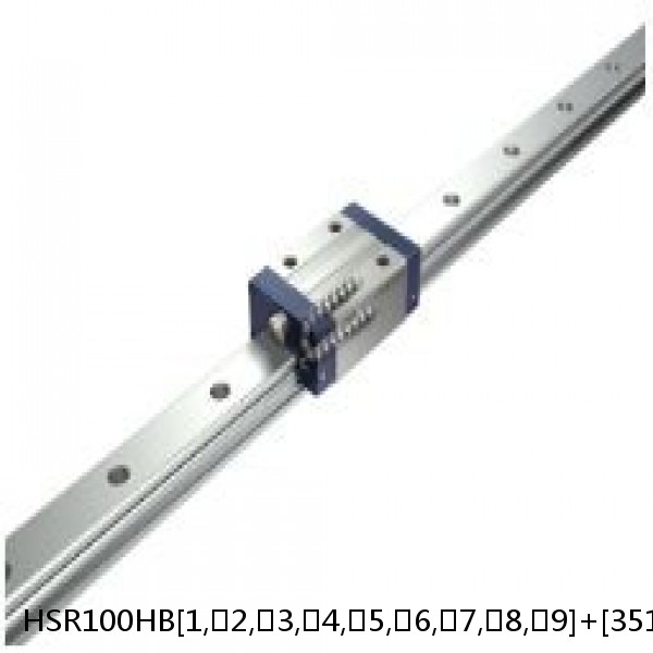 HSR100HB[1,​2,​3,​4,​5,​6,​7,​8,​9]+[351-3000/1]L[H,​P] THK Miniature Linear Guide Caged Ball SRS Series
