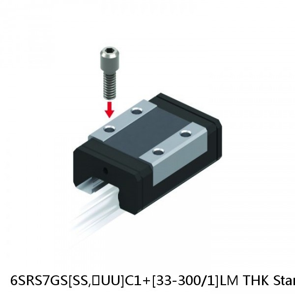 6SRS7GS[SS,​UU]C1+[33-300/1]LM THK Standard Linear Guide Accuracy and Preload Selectable HSR Series