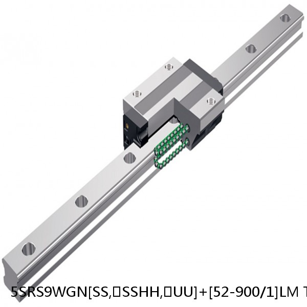 5SRS9WGN[SS,​SSHH,​UU]+[52-900/1]LM THK Miniature Linear Guide Full Ball SRS-G Accuracy and Preload Selectable